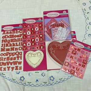 Scrapbook Supplies - Valentine's Day